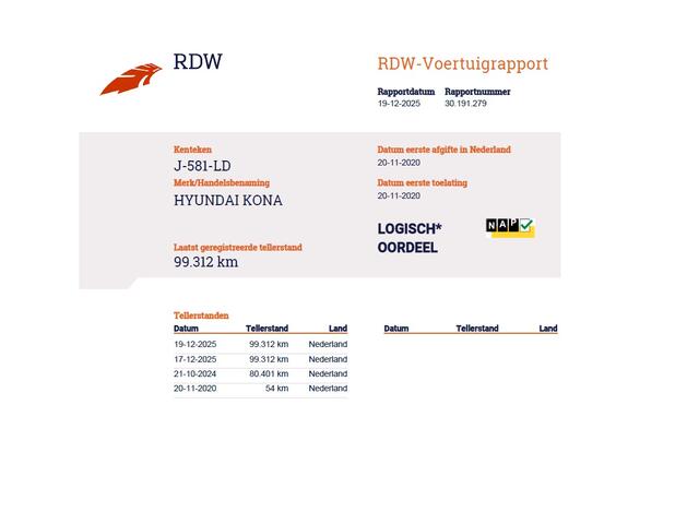 Hyundai Kona EV 64kWh SOH 100% //Bijgeluid Rijmotor// Warmtepomp Navi Ecc Camera Adap.Cruise Pdc Head-Up Apple Carplay Android Auto Display Fashion Lane Assist Dodehoek Assist Privacy Glas Keyless Regensensor 1e Eigenaar Dealeronderhouden Export - Handel Origineel Ned