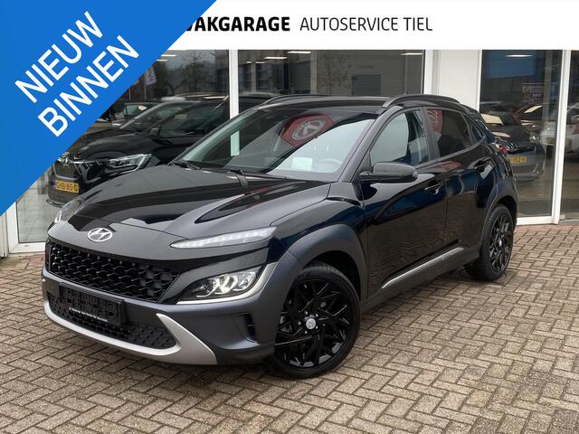 Hyundai Kona 1.6 GDI HEV Fashion edition Navigatie, HUD, parkeersensoren, achteruitrij camera, keyless, draadloze telefoonlader, Apple CarPlay/Android Auto, automaat!