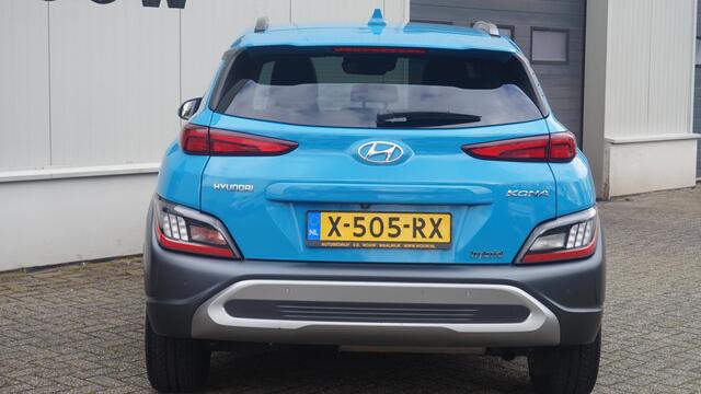 Hyundai Kona 1.6 HYBRID Premium Automaat Schuif-Kanteldak Stoelverstelling | Leder | HUD | Navigatie 10.25 inch