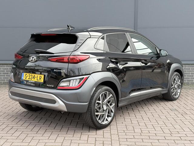 Hyundai Kona 1.6 GDI HEV Premium / Dealer Onderhouden / Apple Carplay/Android Auto / Clima / Leder / Keyless / Krell Audio / Camera / Bluetooth / Stoelverwarming + Verkoeling / Stuurverwarming /