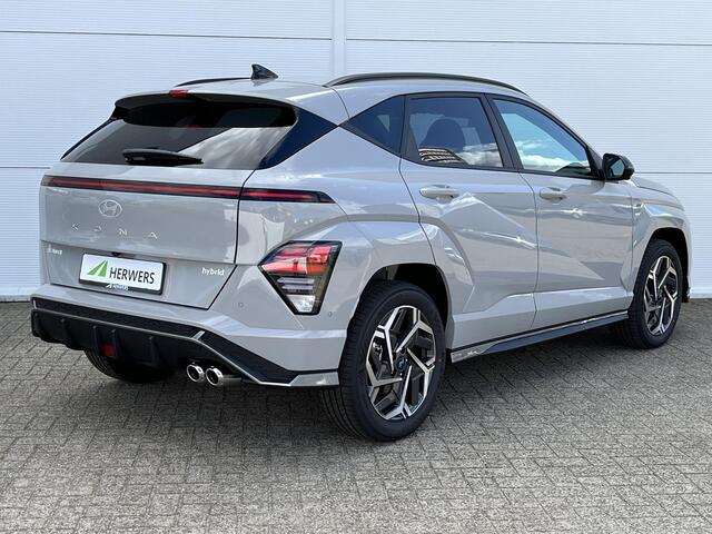 Hyundai Kona 1.6 GDI HEV N Line / Stoelverkoeling / Stuurverwarming / Stoelverwarming Voor + Achter / Snel Leverbaar! /