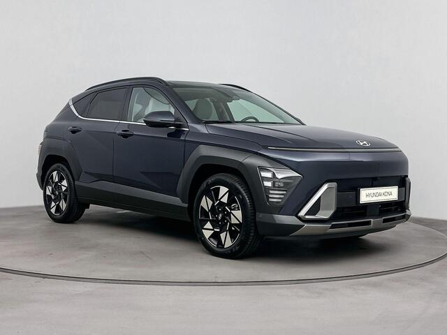 Hyundai Kona 1.6 GDI HEV Premium Sky | 18 inch Lichtmetalen velgen | Panoramisch schuif-/kanteldak | Lederen bekleding | Stoelen met geheugen |