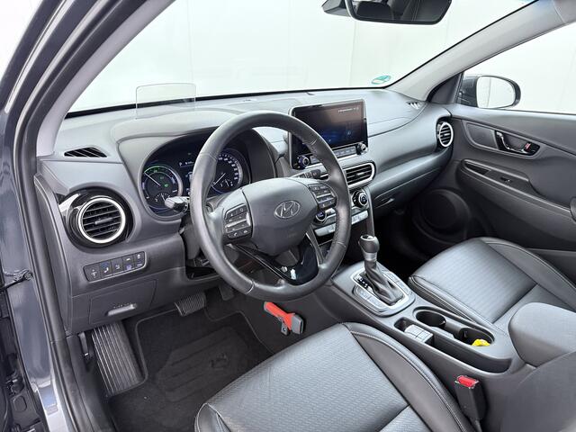 Hyundai Kona 1.6GDI HEV Hybride Premium Adap.Cruise Leder+Verwarming+Ventilatie Head-Up Display Camera Apple Carplay Android Auto Navi Ecc Pdc Keyless Blind-Spot Lane Assist Achterbank+Stuur verwarming Krell®-Audio Isofix DAB Lmv 18" Origineel Nederlandse Auto