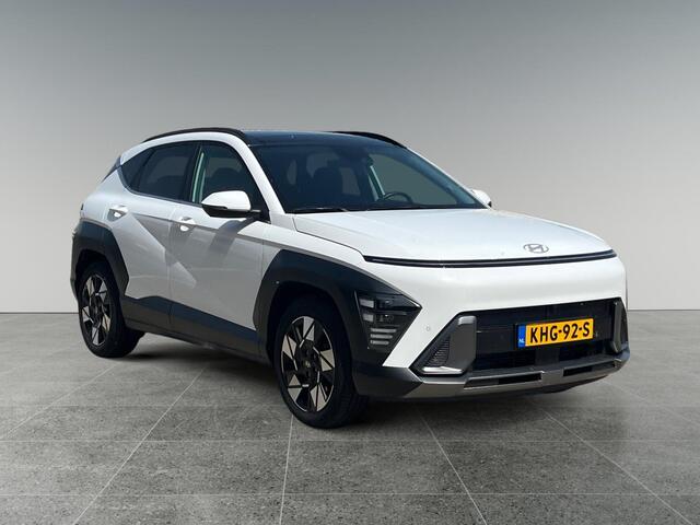 Hyundai Kona 1.6 GDI HEV Automaat | SCHUIF/KANTELDAK | FULL LED | PREMIUM LEDER | ADAP. CRUISE | 360o CAMERA | STOELVER.& KOELING |