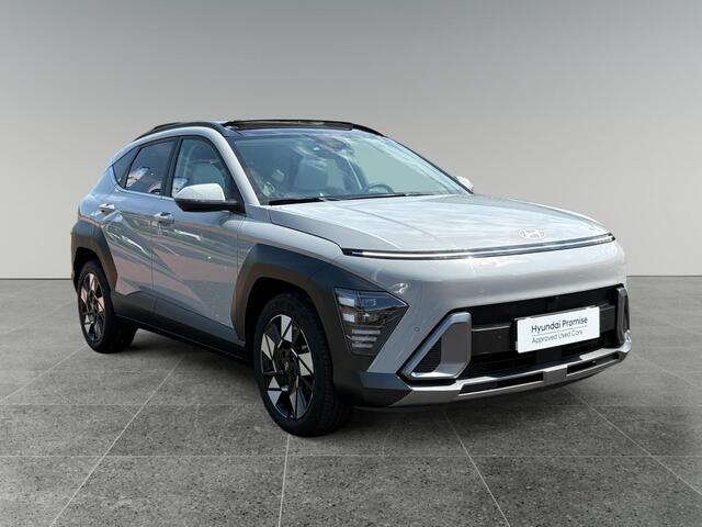 Hyundai Kona 1.6 GDI HEV Premium Sky | SCHUIF/KANTELDAK | FULL LED | PREMIUM LEDER | ADAPTIVE CRUISE | 360° CAMERA | STOELVERW. + KOELING |