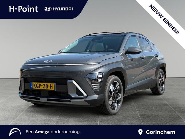 Hyundai Kona 1.6 GDI HEV Premium Sky | SCHUIF/KANTELDAK | FULL LED | PREMIUM LEDER | ADAPTIVE CRUISE | 360° CAMERA | STOELVERW. + KOELING |