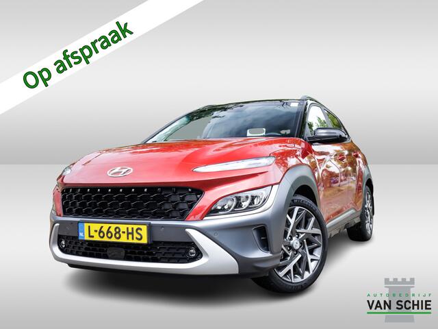 Hyundai Kona 1.6 GDI HEV Premium 1e-Eig. & Dealer-Onderh. BOVAG-Garantie. NL-Auto.