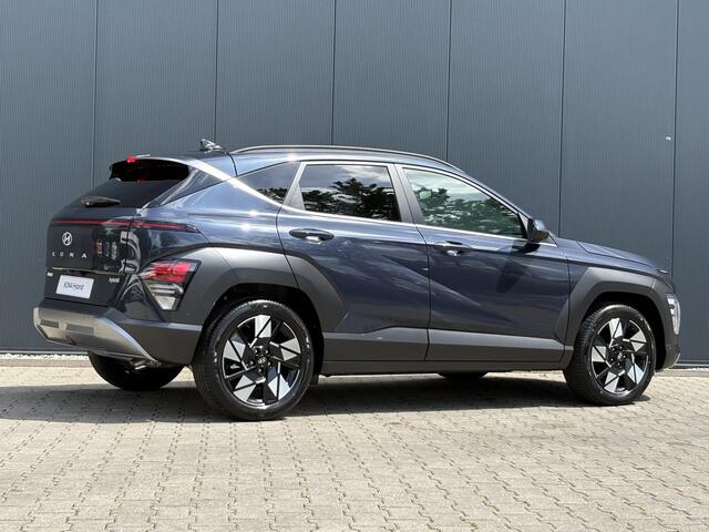 Hyundai Kona 1.6 GDI HEV Premium Sky / Schuif/Kanteldak / Voorstoel verkoeling en verwarming / Achterbank verwarming / Apple Carplay/Android Auto / Airco / Ledere bekleding /