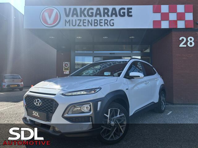 Hyundai Kona 1.6 GDI HEV Premium // FULL LED // NAVI + CARPLAY // ELEK. STOELEN // KEYLESS // ADAPTIVE CRUISE // STOEL VERWARMING + VERKOELING // TREKHAAK!!