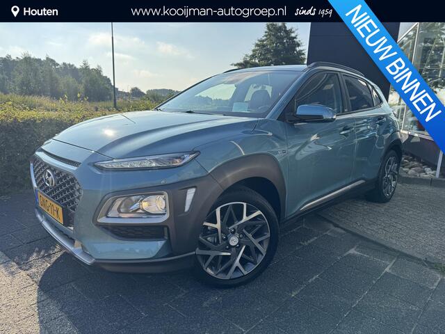 Hyundai Kona 1.6 GDI HEV Premium Sky Dodehoekdetectie, Keyless, Navigatie, Climate Control, Apple Carplay/Android Auto, Head Up Display, Enz...