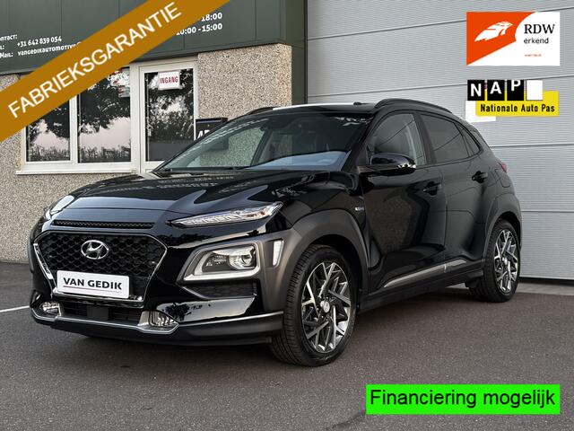 Hyundai Kona 1.6 GDI HEV Premium Sky Schuifdak Keyless Carplay Leer VOLL Nap
