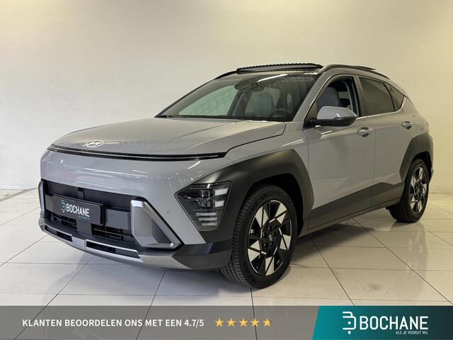 Hyundai Kona 1.6 GDI HEV Premium Sky | Leer | Camera | Bose | Carplay | Panoramadak | Navigatie |