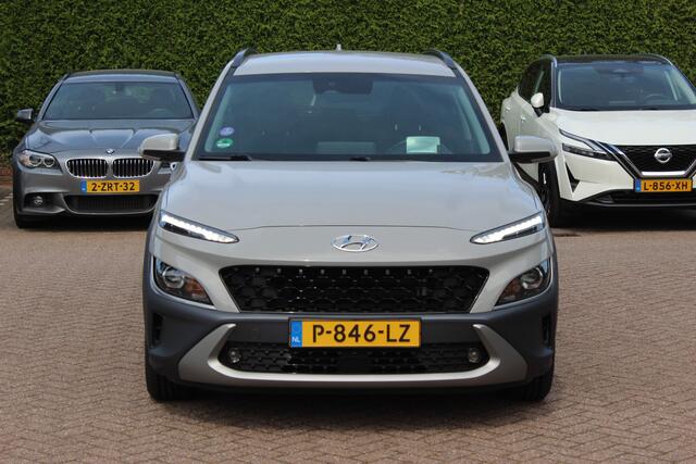 Hyundai Kona 1.6 GDI HEV Fashion / Trekhaak / Camera / Head-up / KRELL Audio / Half Leder / 16'' / CarPay / Dodehoek / DAB / Cruise Control