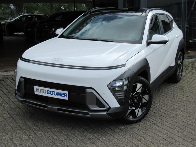 Hyundai Kona 1.6 GDI HEV Premium Sky 1e eigen | luxste uitv ! full options! | Leder | schuifdak | keyless