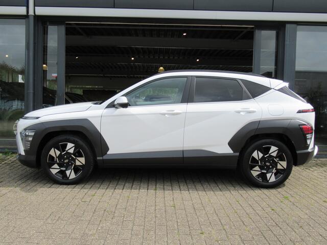 Hyundai Kona 1.6 GDI HEV Premium Sky 1e eigen | luxste uitv ! full options! | Leder | schuifdak | keyless