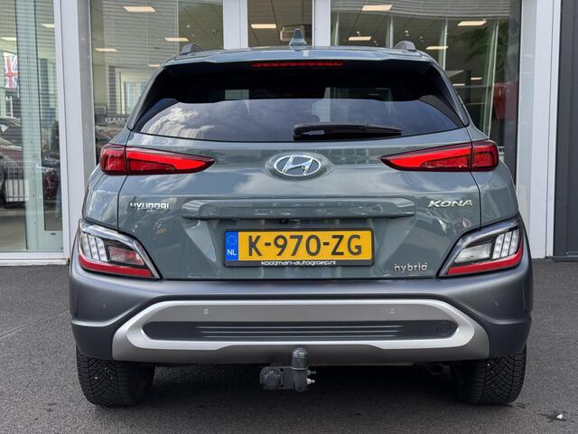 Hyundai Kona 1.6 GDI HEV Premium Sky Trekhaak | Lederen bekleding | Stoelverwarming | Stoelventilatie | Head-up display
