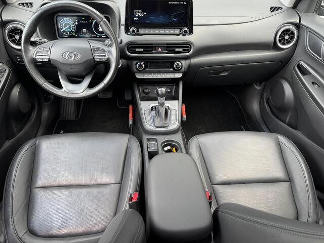 Hyundai Kona 1.6 GDI HEV Premium Sky Trekhaak | Lederen bekleding | Stoelverwarming | Stoelventilatie | Head-up display