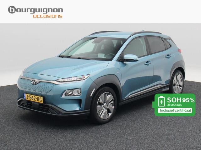 Hyundai Kona EV Fashion 64 kWh 205 Pk | Krell Audio | Adaptive Cruise | Navigatie | Keyless | Leder Stuurwiel | Trekhaak | 17 Inch