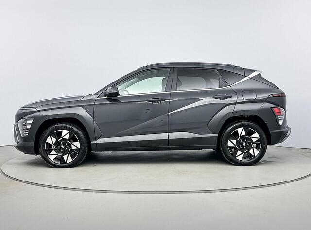 Hyundai Kona 1.6 GDI HEV Premium | LEDEREN STOELEN | STOEL VERWARMING EN KOELING | SNEL LEVERBAAR