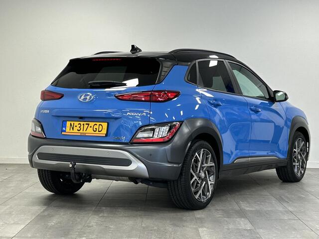Hyundai Kona 1.6 GDI HEV Premium | HUD | NAVI | CAMERA | LED | STOELVERWARMING | STOELVENTILATIE | TREKHAAK