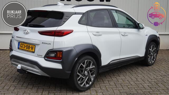 Hyundai Kona 1.6 GDI HEV Trekhaak | Navigatie | Keyless | Rijklaarprijs incl beurt/Bovag garantie