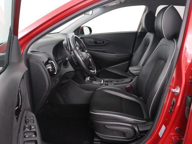 Hyundai Kona 1.6 GDI HEV Premium | Apple Carplay | LED | Stoelverwarming | KRELL Sound | Leder | Stuur/stoel verwarming | Camera | Park assist |