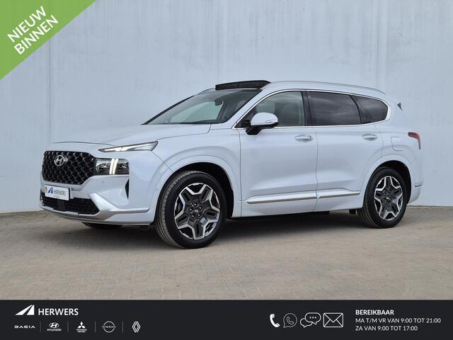 Hyundai SANTA FE 1.6 T-GDI PHEV Premium Plus Sky 7p. Automaat / 7 persoons / HUD / Glazen schuif- en kanteldak / Rondomzicht camera / Krell Premium Audio / Lichtmetalen wielen 19" /