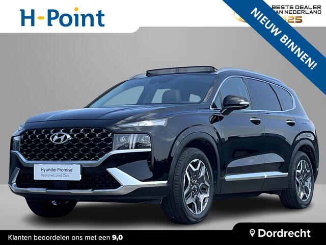 Hyundai SANTA FE 1.6 T-GDI PHEV Premium Plus Sky 7p. | Lederen bekleding incl memory| Schuifkanteldak | Vierwielaandrijving | 7-persoons | Stoelventilatie & verwarming voor & achter | Adaptieve cruisecontrol |