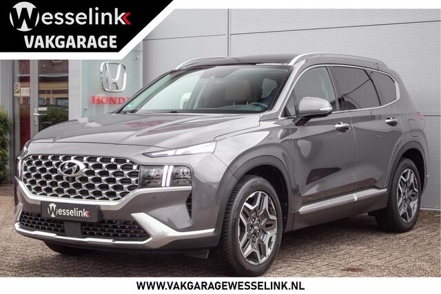 Hyundai SANTA FE 1.6 T-GDI PHEV Premium Sky All-in rijklrprs | Dealerond. | Schuif/kanteldak | HUD | Leder | 360 cam | Zeer luxe