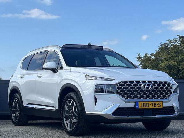 Hyundai SANTA FE 1.6 T-GDI PHEV Premium Plus Sky 7p. | Fabrieksgarantie 07-2029 | Panorama schuifkanteldak | Blind spot camera | Lederen bekleding | Plug inn | Stoelventilatie |
