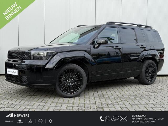 Hyundai SANTA FE 1.6 T-GDI PHEV Black Line 4WD 7p. / Stoelverkoeling / Nappaleder / BOSE / 360 Camera / Stoelverwarming Voor + Achter / Stuurverwarming /