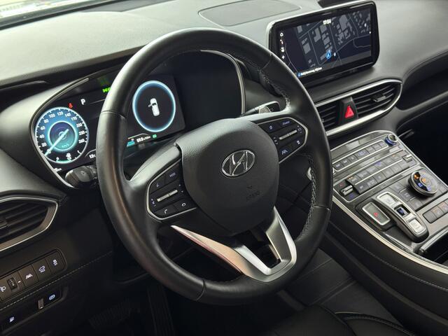 Hyundai SANTA FE 1.6 T-GDI PHEV PREMIUM 7P AWD LEER ELEK.KLEP CAMERA NAVI STOEL/STUUR VERW. PLUG IN HYBRID phev
