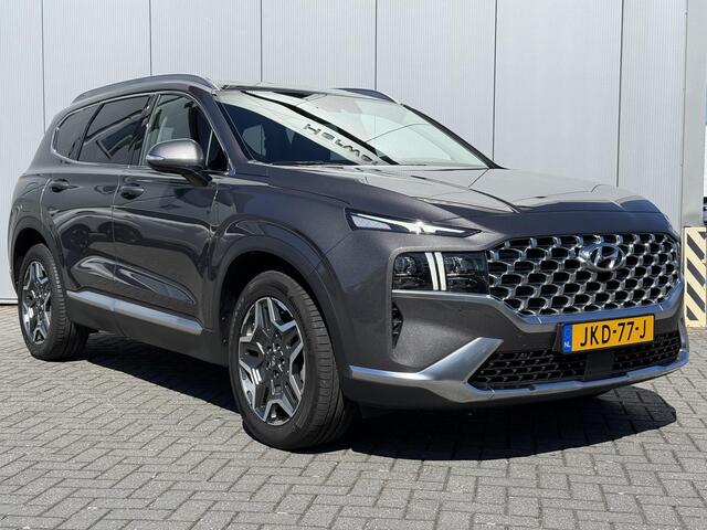 Hyundai SANTA FE 1.6 T-GDI PHEV Plug-in Premium Automaat / AWD / Fabrieksgarantie tot 1/7/2027 / Dealer onderhouden / EAER 58km / Apple Carplay Android Auto / Adaptief CC / Achteruitrijcamera / Stuur- Stoel en Achterbankverwarming / Elektrische achterklep / Trekgewicht 1