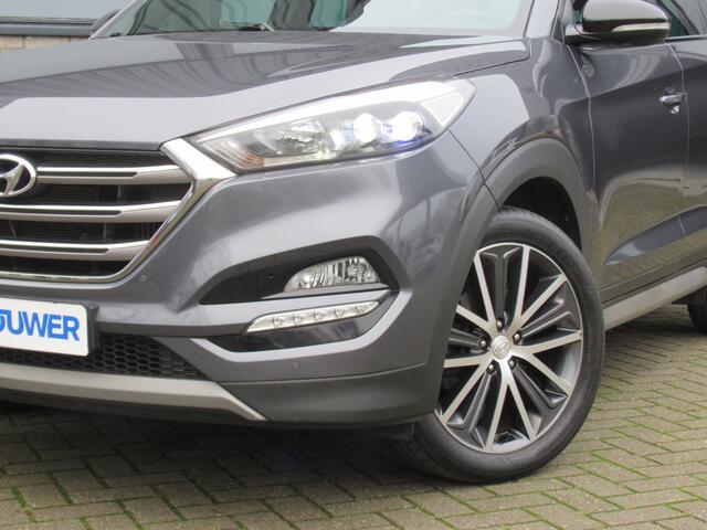 Hyundai TUCSON 1.6 T-GDI 177 PK 4WD Passion 2e eigen | dealer onderh | LED kopl | 19" inch | Navi | 1900 KG tr.gewicht
