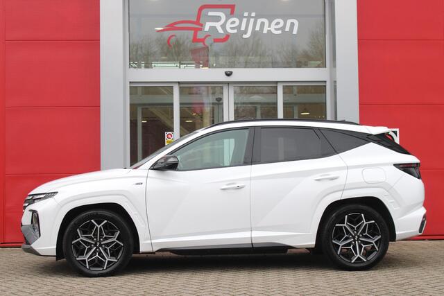 Hyundai TUCSON 1.6 T-GDI 266PK PHEV N LINE 4WD | NAVIGATIE | APPLE CARPLAY/ANDROID AUTO | ADAPTIVE CRUISE CONTROL | DODEHOEK DETECTIE | VOOR/ACHTERBANK VERWARMD | CLIMATE CONTROL | FULL LED KOPLAMPEN | ACHTERUITRIJ CAMERA | ELEKTRISCH BEDIENBARE ACHTERKLEP | STUUR VERWA