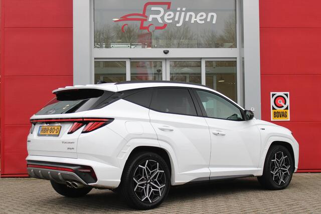 Hyundai TUCSON 1.6 T-GDI 266PK PHEV N LINE 4WD | NAVIGATIE | APPLE CARPLAY/ANDROID AUTO | ADAPTIVE CRUISE CONTROL | DODEHOEK DETECTIE | VOOR/ACHTERBANK VERWARMD | CLIMATE CONTROL | FULL LED KOPLAMPEN | ACHTERUITRIJ CAMERA | ELEKTRISCH BEDIENBARE ACHTERKLEP | STUUR VERWA
