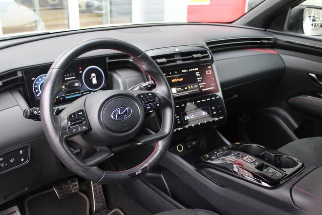 Hyundai TUCSON 1.6 T-GDI 266PK PHEV N LINE 4WD | NAVIGATIE | APPLE CARPLAY/ANDROID AUTO | ADAPTIVE CRUISE CONTROL | DODEHOEK DETECTIE | VOOR/ACHTERBANK VERWARMD | CLIMATE CONTROL | FULL LED KOPLAMPEN | ACHTERUITRIJ CAMERA | ELEKTRISCH BEDIENBARE ACHTERKLEP | STUUR VERWA