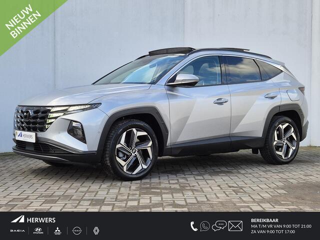 Hyundai TUCSON 1.6 T-GDI HEV 230pk Premium Sky Automaat / Stuur- en Stoelverwarming / Apple Carplay Android Auto / Adaptief cruise control / Trekgewicht 1650 KG /