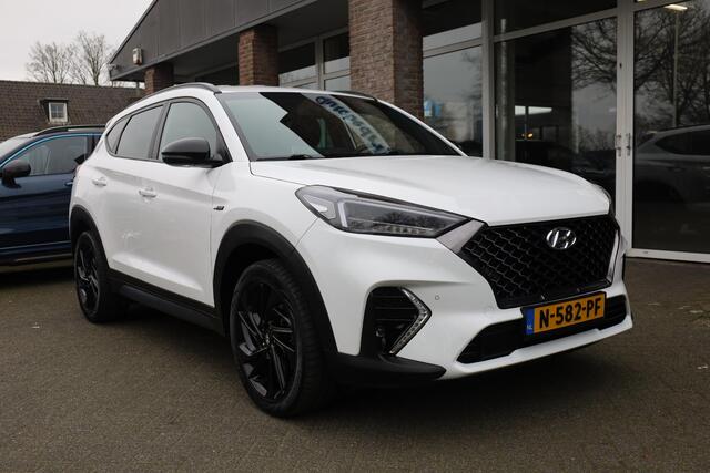 Hyundai TUCSON 1.6 T-GDI N-Line 4WD TREKHAAK-AFN CAMERA STUUR+STOELVERW DAB 19"LMV CARPLAY KRELL-AUDIO GSM-LADER