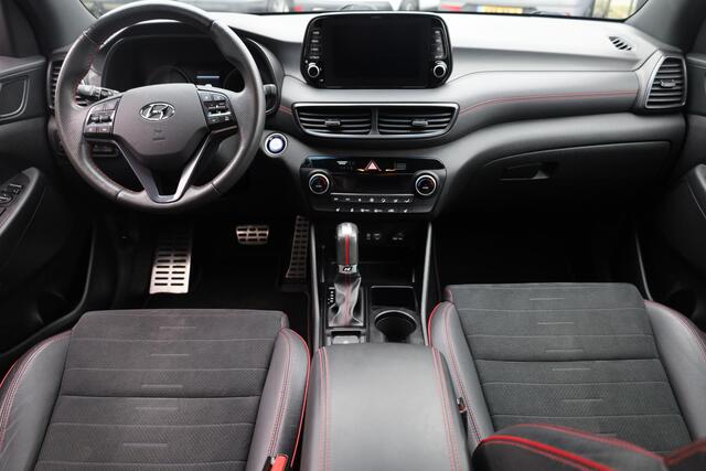 Hyundai TUCSON 1.6 T-GDI N-Line 4WD TREKHAAK-AFN CAMERA STUUR+STOELVERW DAB 19"LMV CARPLAY KRELL-AUDIO GSM-LADER