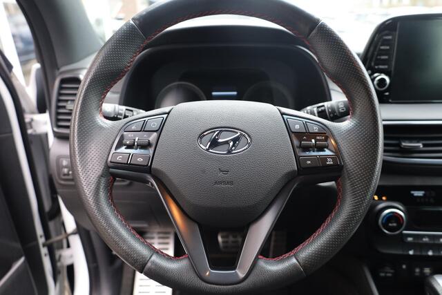 Hyundai TUCSON 1.6 T-GDI N-Line 4WD TREKHAAK-AFN CAMERA STUUR+STOELVERW DAB 19"LMV CARPLAY KRELL-AUDIO GSM-LADER