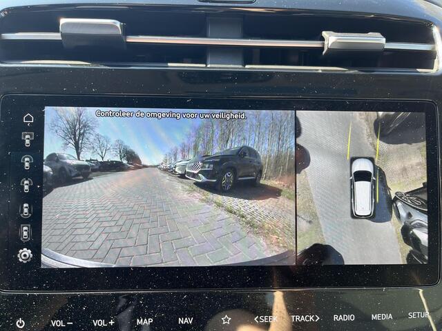 Hyundai TUCSON 1.6 T-GDI HEV 230pk Premium Sky Automaat / Trekgewicht 1.650 kg / Stuur- en stoelverwarming en verkoeling / Panoramadak / 360-graden camera / Keyless entry / Apple Carplay Android / Navigatie /