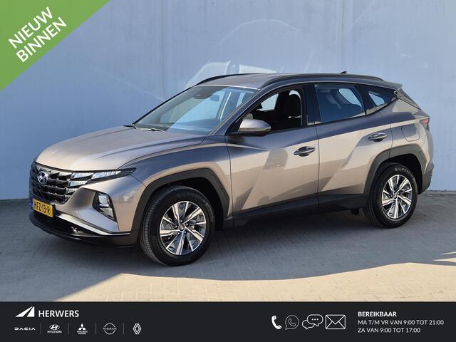 Hyundai TUCSON 1.6 T-GDI HEV 230pk Comfort Automaat / Apple Carplay Android Auto / Adaptief cruise control / Achteruitrijcamera / Trekgewicht 1650 Kg / Lichtmetalen wielen 17" / Parkeersensoren achter /