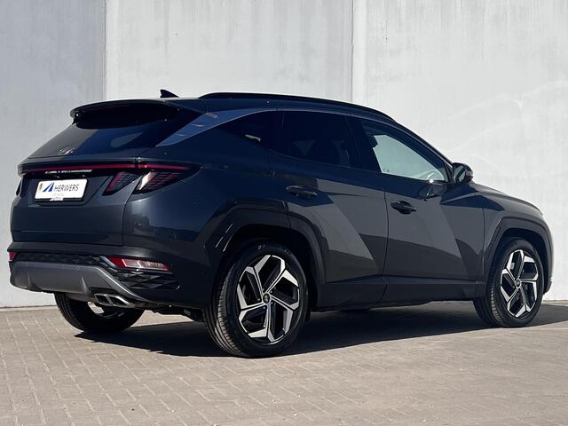Hyundai TUCSON 1.6 T-GDI HEV 230pk Premium Sky Automaat / Trekgewicht 1.650 kg / Schuif-kanteldak / Leder / Elektrische klep en stoelen / Adaptieve Cruise Control / Leder / Camera 360° /