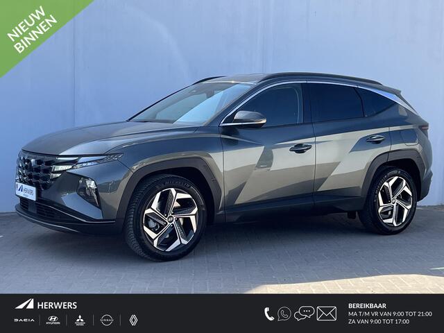 Hyundai TUCSON 1.6 T-GDI HEV 230pk Comfort Smart Automaat / Trekgewicht 1.650 kg / Premium Wielen / Stuur- en stoelverwarming voor / Apple Carplay Android / Elektrische Achterklep / Adaptieve Cruise Control / Krell Soundsystem