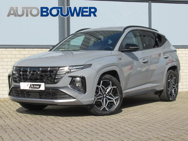 Hyundai TUCSON 1.6 T-GDI HEV 230 PK N Line ! 1e eigen | dealer onderh | 19"inch | alcantara | navi | dodehoek
