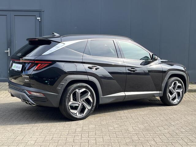 Hyundai TUCSON 1.6 T-GDI PHEV 265pk Plug-in Premium 4WD Automaat / Trekgewicht 1.350 kg / Lederen Bekleding / Dealer onderhouden / 19" LMV / Stuur- en Stoelverwarming en stoelventilatie / 360° Camera / Climate Control / Krell Audiosysteem