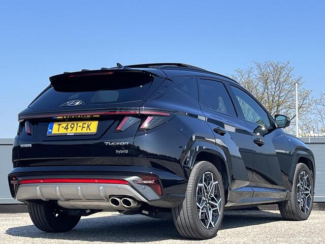 Hyundai TUCSON 1.6 T-GDI 230PK HEV (Hybride) N Line Sky | Panoramische schuifkanteldak | Alcantara binnenbekleding | Donkere hemel | N Line sportpack | 19'' 2-tone Lmv