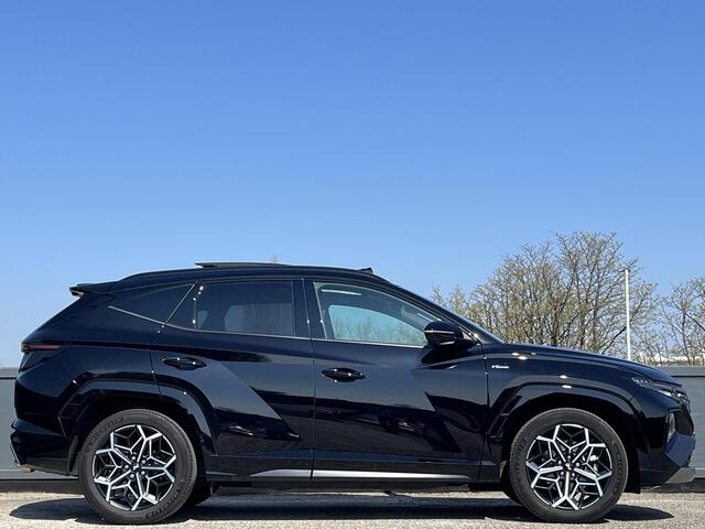 Hyundai TUCSON 1.6 T-GDI 230PK HEV (Hybride) N Line Sky | Panoramische schuifkanteldak | Alcantara binnenbekleding | Donkere hemel | N Line sportpack | 19'' 2-tone Lmv