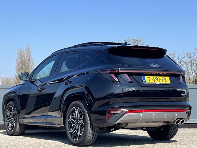 Hyundai TUCSON 1.6 T-GDI 230PK HEV (Hybride) N Line Sky | Panoramische schuifkanteldak | Alcantara binnenbekleding | Donkere hemel | N Line sportpack | 19'' 2-tone Lmv